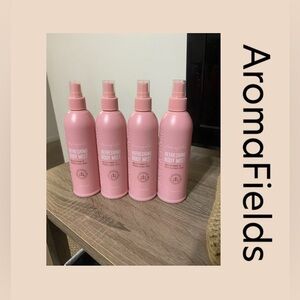 AromaFields Vanilla Rose Refreshing Body Mist 4 Count New!!